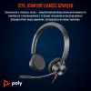 HP Poly Blackwire 3325 Stereo Microsoft Teams Sertifikuota Ausinė su USB-C, 3,5 mm Kištuku ir USB-C/A Adapteriu