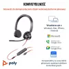 HP Poly Blackwire 3325 Stereo Microsoft Teams Sertifikuota Ausinė su USB-C, 3,5 mm Kištuku ir USB-C/A Adapteriu