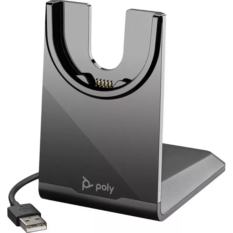 HP Poly Įkrovimo stovas, skirtas Voyager 4300 UC Series 4310, 4320, Voyager Focus 2 Office, 2 UC (220265-01)