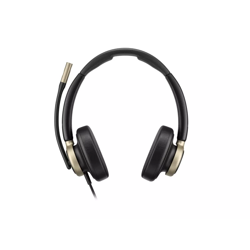 HP Poly Mission 825 stereo laidinės USB ausinės su aktyviuoju triukšmo slopinimu