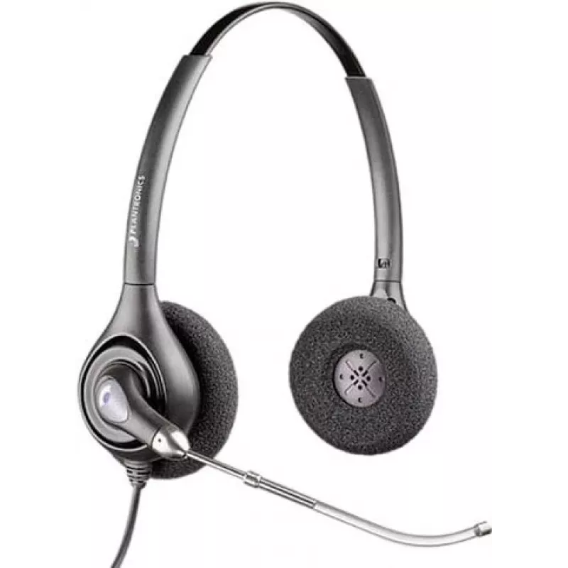 HP POLY Plantronics SupraPlus H261H binauralinis laidinis ausinių rinkinys su triukšmą slopinančiu mikrofonu (87129-02)