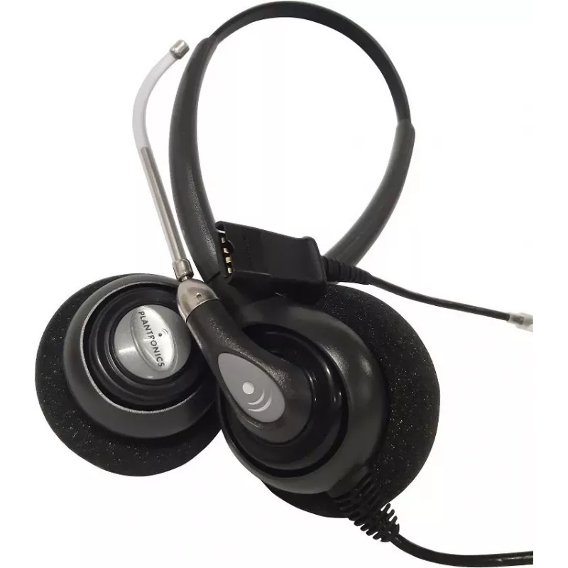 HP POLY Plantronics SupraPlus H261H binauralinis laidinis ausinių rinkinys su triukšmą slopinančiu mikrofonu (87129-02)