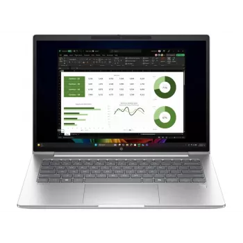 HP ProBook 4 G1q 14 AI nešiojamasis kompiuteris | Snapdragon X Elite | 32GB RAM | 1TB SSD | 14 colių WUXGA | Windows 11 Pro | Pike Silver
