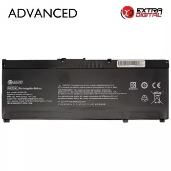 HP SR03XL nešiojamojo kompiuterio baterija 4380mAh 11.55V Li-ion 3 celių, skirta Pavilion Gaming 15-cx/dk ir Omen 15-dc - juoda