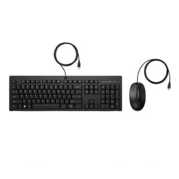 HP 225 laidinė klaviatūra ir pelė rinkinys, juodas, itališka klaviatūra
