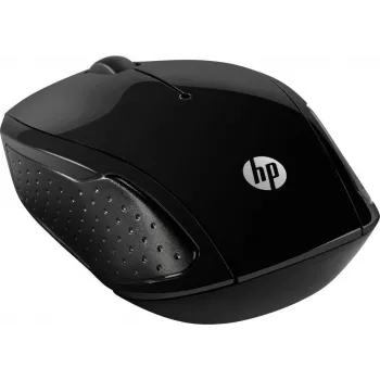 HP Wireless Mouse 200 - belaidė optinė pelė, 2.4 GHz, 1000 DPI, 3 mygtukai, universali, juoda X6W31AA#ABD