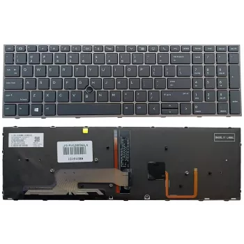 HP ZBook 15 G5/G6 ir 17 G5/G6 klaviatūra su apšvietimu ir Trackpoint