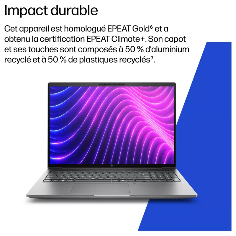 HP ZBook 8 G2i mobilioji darbo stotis - Intel Core Ultra 9 388H - 64GB RAM - 1TB SSD - 16 colių WQXGA - Windows 11 Pro - sidabrinė