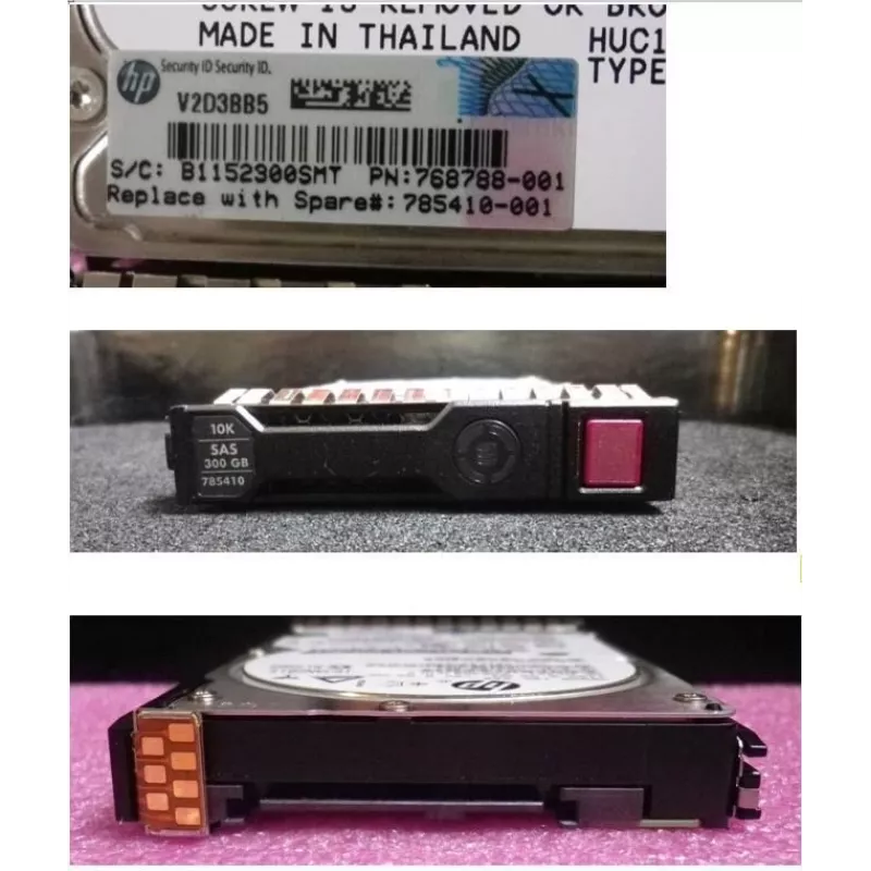 HPE Enterprise 300GB SAS 12G 10K 2,5 inch SFF Hot-Swap HDD su SmartDrive Carrier 785410-001