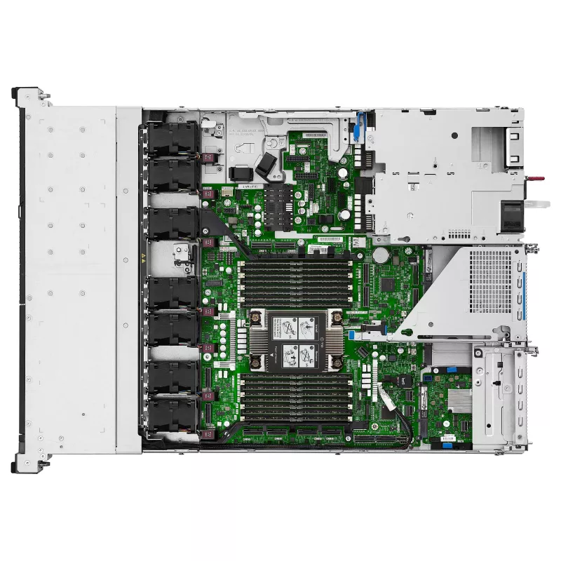HPE ProLiant DL320 Gen12 1U stovo serveris, Intel Xeon 6505P 2.2GHz 12 branduolių, 64GB DDR5 RAM, 8 SFF karštai keičiamų, MR408i-o, 2x1000W