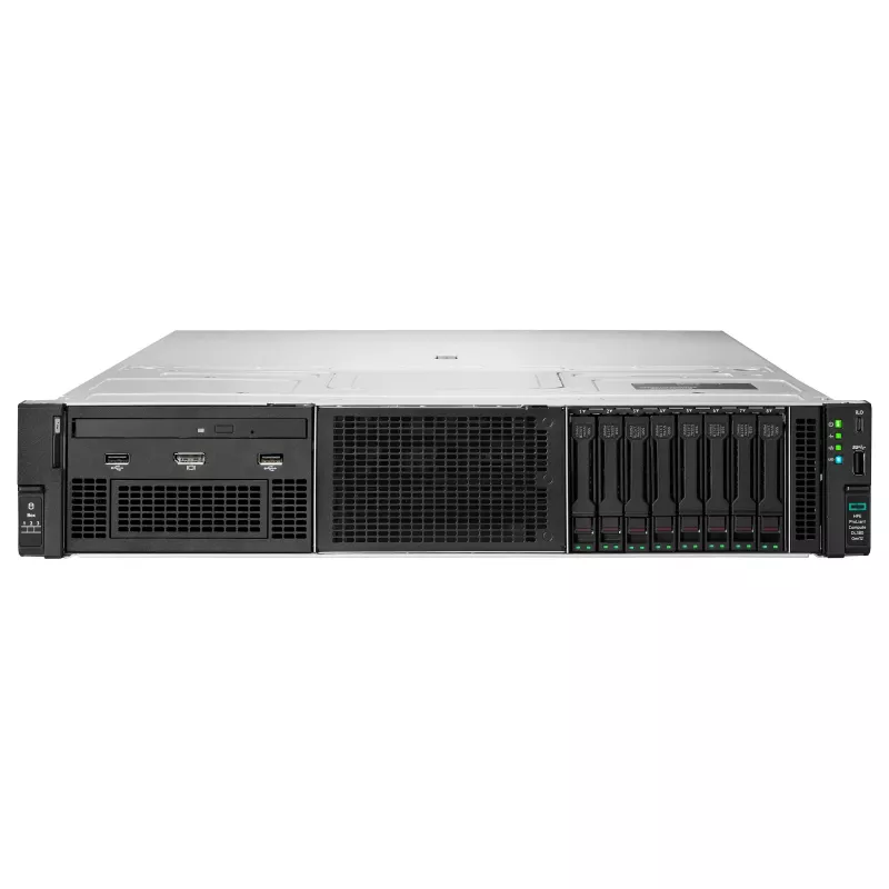 HPE ProLiant DL380 Gen12 serveris, Intel Xeon 6505P 2.2GHz 12 branduolių, 64GB DDR5 RAM, 8 SFF Hot-Plug skyriai, MR408i-o valdiklis, 2x1000W pertekliniai PSU, 2U stovinis