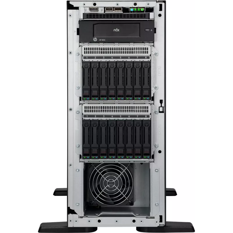 HPE ProLiant ML110 Gen11 Server - Intel Xeon Silver 4510 2,4GHz 12-Core 1P 64GB RAM 8SFF NS204i-u MR408i-o 2x1000W PS
