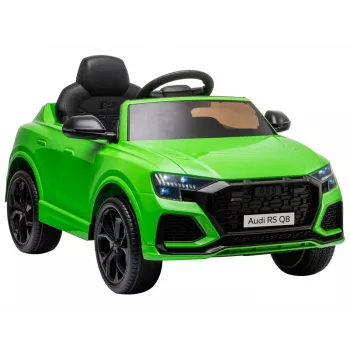 HUAWEI Audi RS Q8 baterijomis varomas automobilis su LED šviesomis, MP3 nuotolinio valdymo pulteliu, žalias