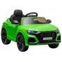 HUAWEI Audi RS Q8 baterijomis varomas automobilis su LED šviesomis, MP3 nuotolinio valdymo pulteliu, žalias