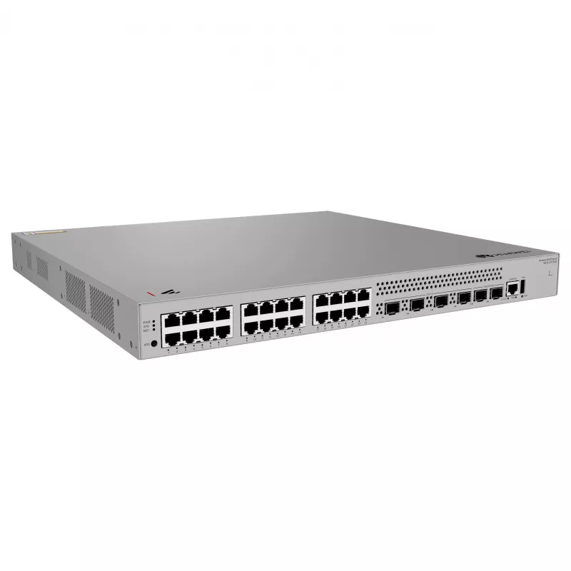 HUAWEI S530-24T4XE 24x10/100/1000BASE-T portų 4x10GE SFP+ prievadų 2x12GE steko prievadų su 1xAC maitinimo moduliu eKit