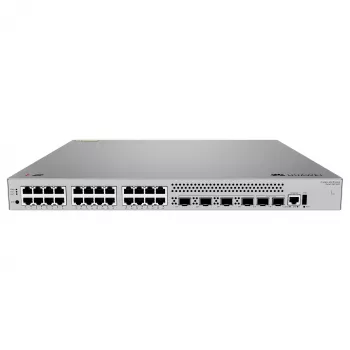 HUAWEI S530-24T4XE 24x10/100/1000BASE-T portų 4x10GE SFP+ prievadų 2x12GE steko prievadų su 1xAC maitinimo moduliu eKit