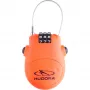 HUDORA Cable Lock (Orange) – 3 skaitmenų derinio spyna, 200 cm savaime susisukantis plieninis trosas