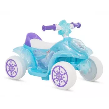 Huffy Frozen Bubble keturratis 6V elektrinis važinėjamas, mėlynas