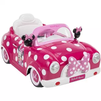 Huffy Minnie 6V elektrinis automobilis vaikams, rožinis