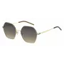 HUGO BOSS BLACK Moteriški Akiniai nuo Saulės BOSS1589SJ5G Kvadratinis Acetatinis Rėmas Pilki Gradientiniai Stiklai 57mm