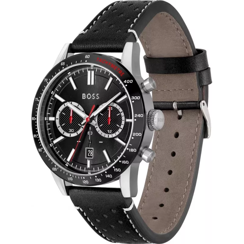 HUGO BOSS Vyriškas 1513920 Chronografinis Nerūdijančio Plieno Laikrodis 44mm