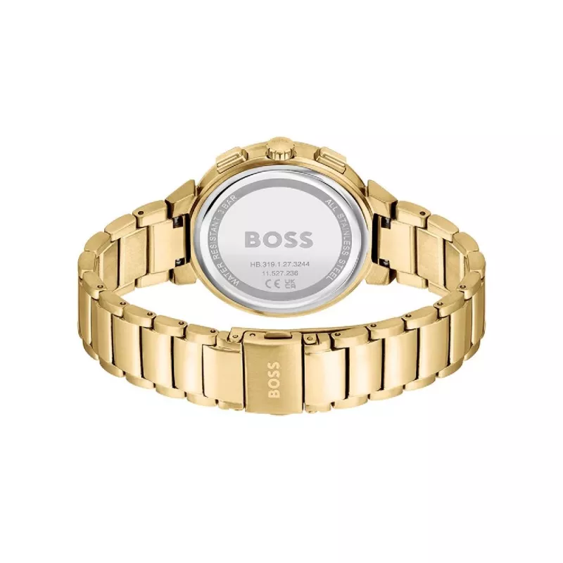 HUGO BOSS Purity moteriškas laikrodis 1502677 38mm nerūdijančio plieno tinklelio apyrankė sidabrinis ciferblatas