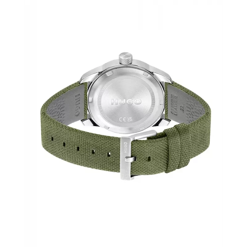 HUGO MAN 1530331 42mm Nerūdijančio plieno chronografinis laikrodis