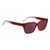HUGO moteriški akiniai nuo saulės HG1264S92YF6A Havana acetatas 56mm