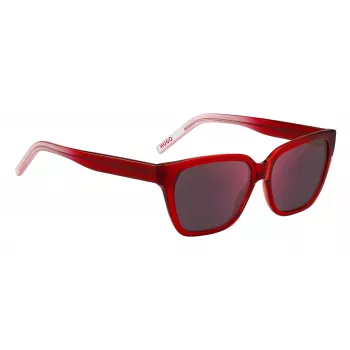 HUGO moteriški akiniai nuo saulės HG1264S92YF6A Havana acetatas 56mm