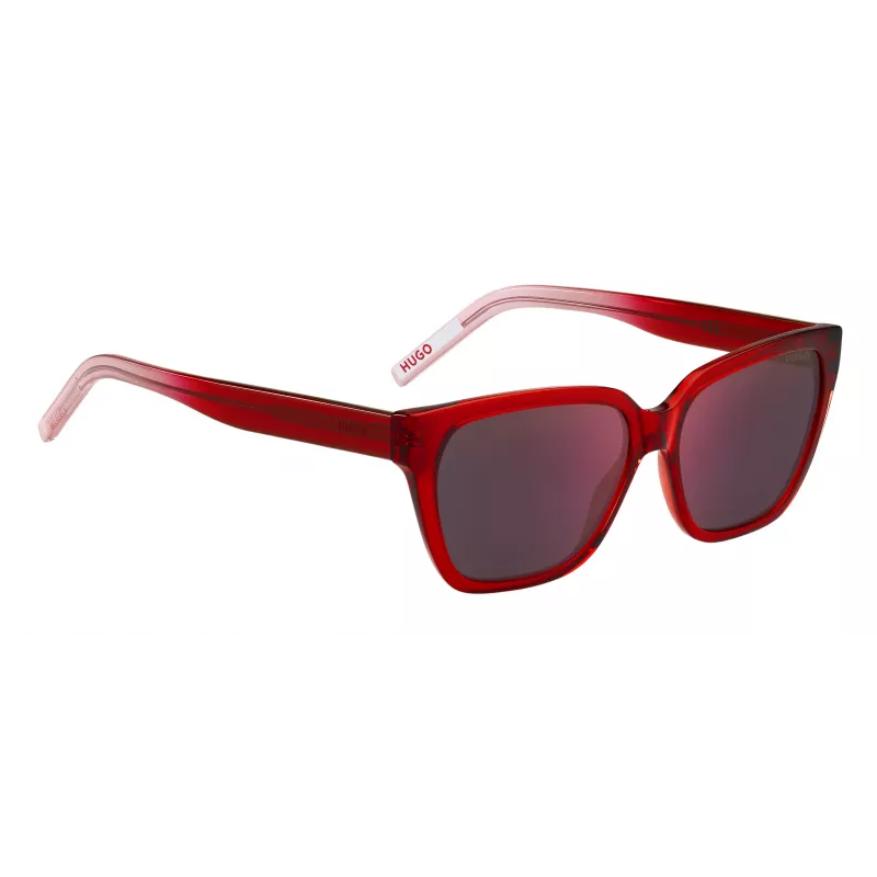 HUGO moteriški akiniai nuo saulės HG1264S92YF6A Havana acetatas 56mm
