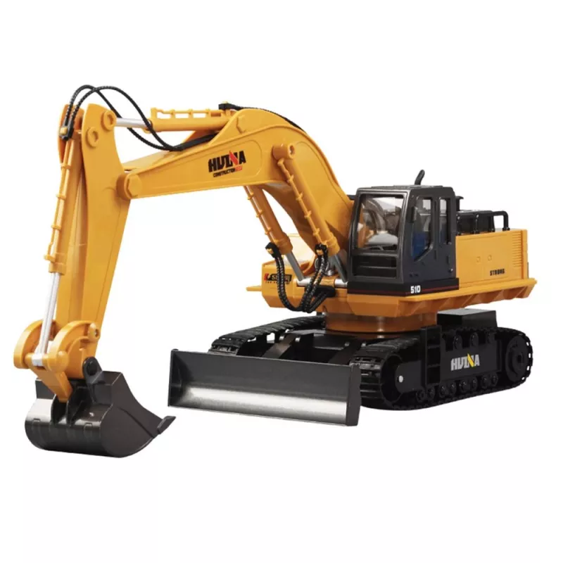 Huina 22747 1:16 RC Crawler Ekskavatorius su besisukančia kabina, 15 kanalų, 2.4GHz, su LED žibintais