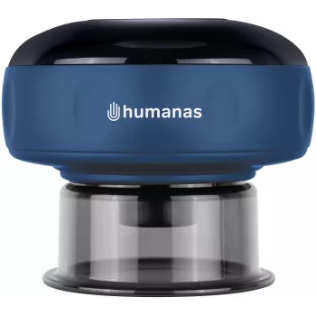 Humanas BB01 Silikono kaušelis masažui mėlynas