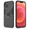 Hurtel Ring Armor dėklas, skirtas iPhone 14 Plus, šarvuotas dangtelis su magnetiniu laikikliu ir žiedu, juodas