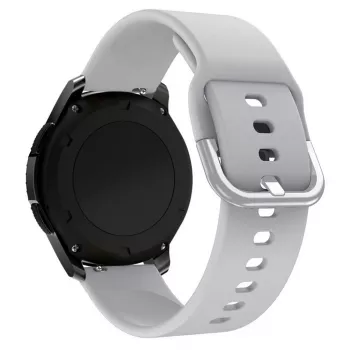 Hurtel Silicone Strap TYS Band, Samsung Galaxy Watch 40/41/42/43/44 mm, pilka