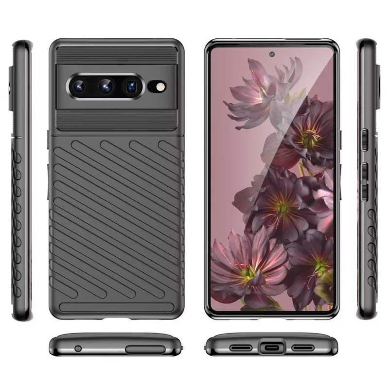 Hurtel Thunder Case Flexible Armored Cover for Google Pixel 7 Pro (Juoda)