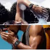 Hurtel Protect Strap Band Apple Watch 42/44/45 mm dirželis su šarvuotu korpusu, skaidrus