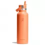 Hydro Flask 620 ml Standard Flex Straw Cap Insulated Water Bottle Nectar