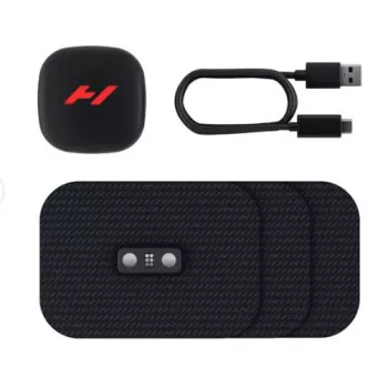 Hyperice Venom Go nešiojamas šilumos ir vibracijos prietaisas, 3 šilumos lygiai, 3 vibracijos režimai, Bluetooth, USB-C įkrovimas