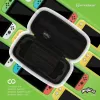 Hyperkin M07541-MTCN kietas dėklas, žalias, įvairiaspalvis, PEVA, skirtas Nintendo Switch Lite, atsparus smūgiams, vandeniui atsparus, nešiojimo krepšys