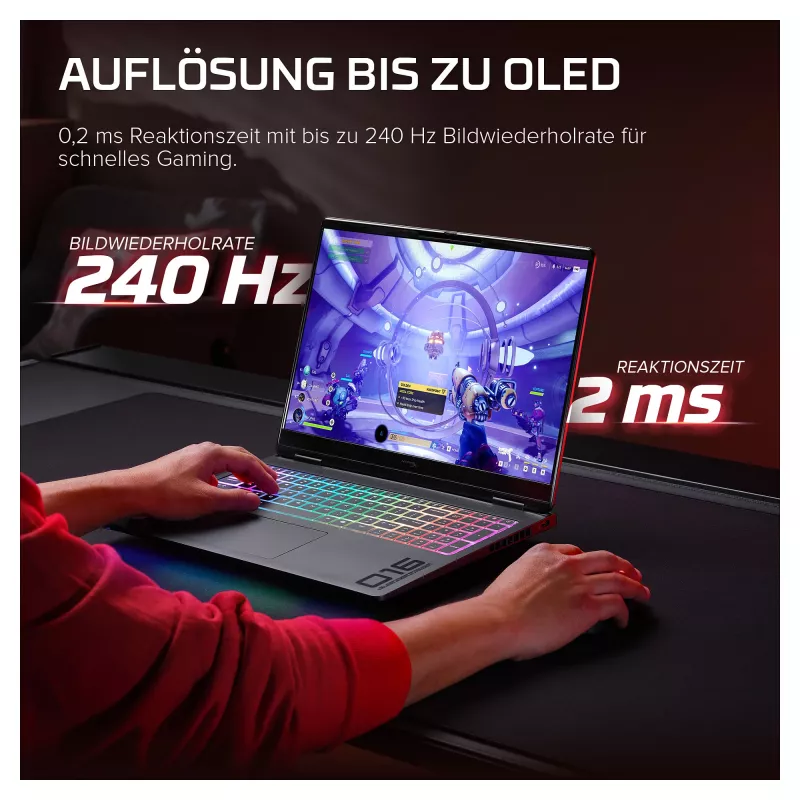 HyperX OMEN 16-ak1091ng žaidimų nešiojamasis kompiuteris, 16.1 inch QHD 240Hz, AMD Ryzen AI 9 390HX, 32GB DDR5, 1TB SSD, RTX 5080, Windows 11 Home