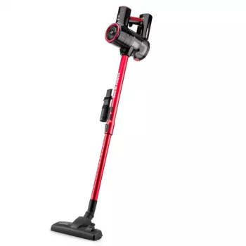 Hyundai VC609 2-in-1 Lazdelinis ir Rankinis Siurblys su Laidu, 600W, HEPA, be Maišelio, 0.5L, Juoda/Raudona