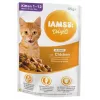 IAMS Delights Kitten Chicken in Gravy šlapias kačių maistas kačiukams, 12 x 85 g pakeliai
