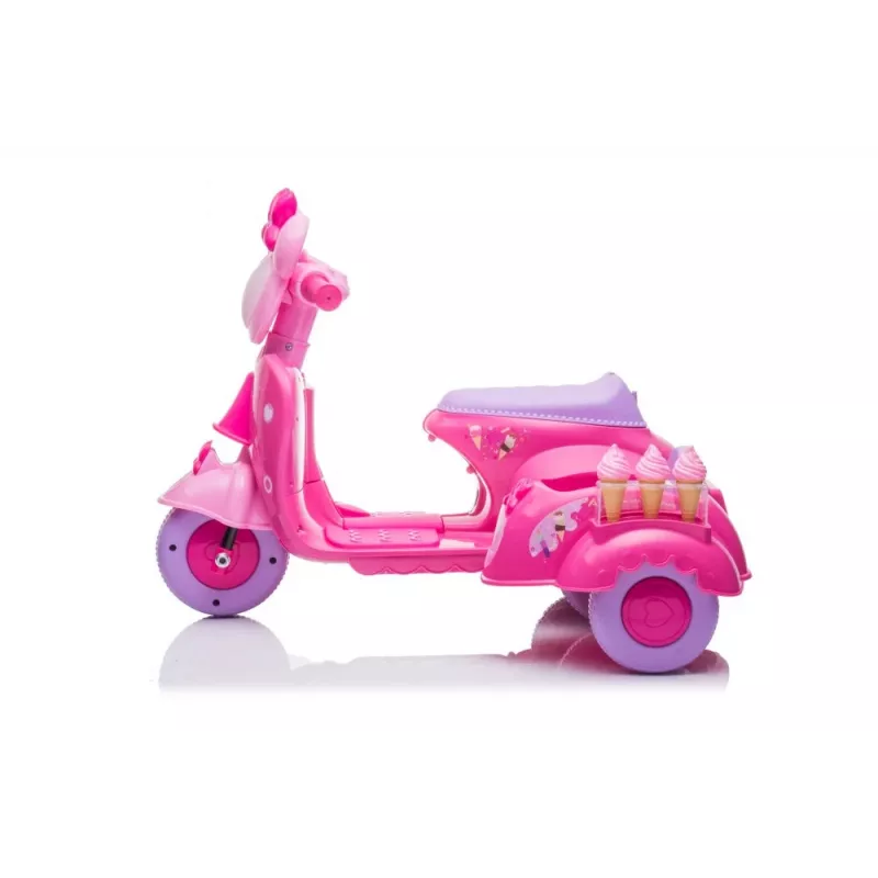 Ice Cream Scooter Three-Wheeler JT5258 Pink