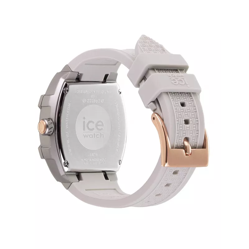 ICE moteriškas laikrodis 22862 (35 mm) – Lotus pastelinė violetinė/rožinė silikoninis kvarcinis