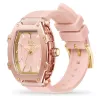 ICE moteriškas laikrodis 23322 (36 mm) rožinis silikoninis kvarcinis