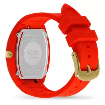 ICE moteriškas laikrodis 24542 (45 mm) – baltas silikoninis dirželis, kvarcinis mechanizmas