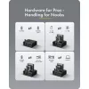 Icy Box Club Case 2925 4 vietų doko stotelė – 2x M.2 NVMe ir 2x 2.5/3.5 SATA HDD/SSD, USB 3.2 Gen 2 (10 Gbps) | Kur.lt