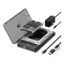 ICY BOX Docking and Clone Station, skirta M.2 NVMe ir 2.5/3.5 SATA diskams