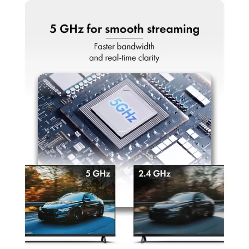 Icy Box IB-WL101 belaidis HDMI siųstuvo ir imtuvo rinkinys – USB-C į HDMI, Full HD 1080p, 30 m veikimo nuotolis, juodos spalvos