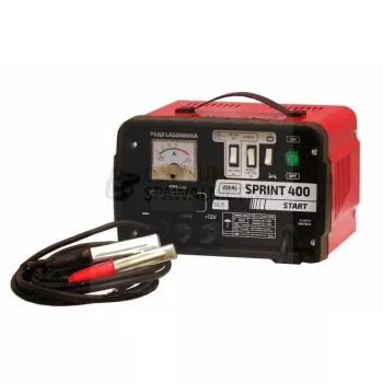 IDEAL Starter Sprint 400 akumuliatoriaus įkroviklis ir starteris 12V/24V 400A